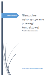 Nieuczciwe wykorzystywanie przewagi kontraktowej